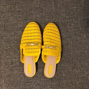 Yellow Slip Ons